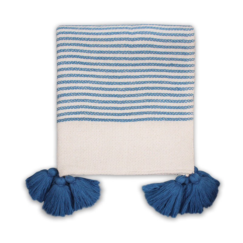 Antimony Throw Blanket, Blue