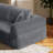 83" Modern Corduroy Loveseat Sofa,2-Seater Cloud Couch with Memory Foam and Spring  Seat With Four Pillows,Deep Seat Sofa with Wide Armrests,No Assembly Couch in a Box for Bedroom,Living Room-1007610315