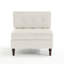 Fauteuil capitonné en velours côtelé-1283549085