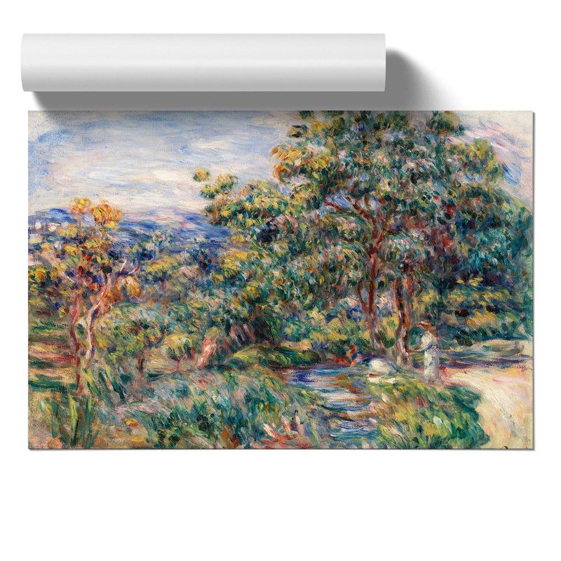 Le Beal by Pierre-Auguste Renoir - Unframed Painting, 30cm H x 42cm W x 0.1cm D