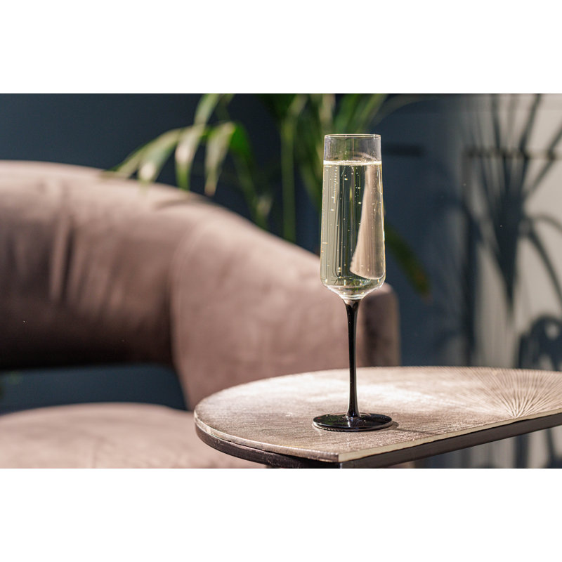 Mikasa Palermo Crystal Champagne Flutes, 250ml