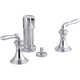 Devonshire Vertical Spray Bidet Faucet with Lever Handles