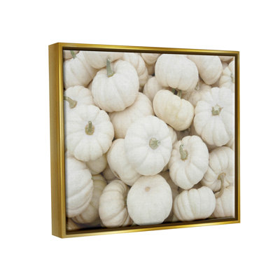 " Autumnal White Pumpkins " by Lil' Rue