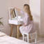 Bureau de coiffeuse en bois