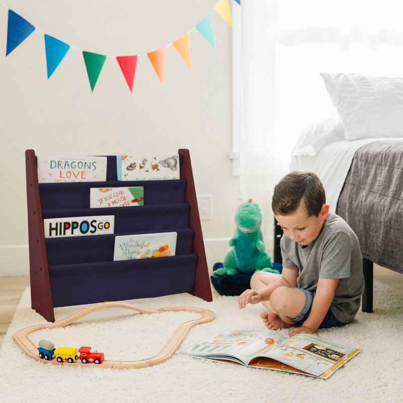 Bibliothèque pour enfants Wildkin, Cerise / bleu