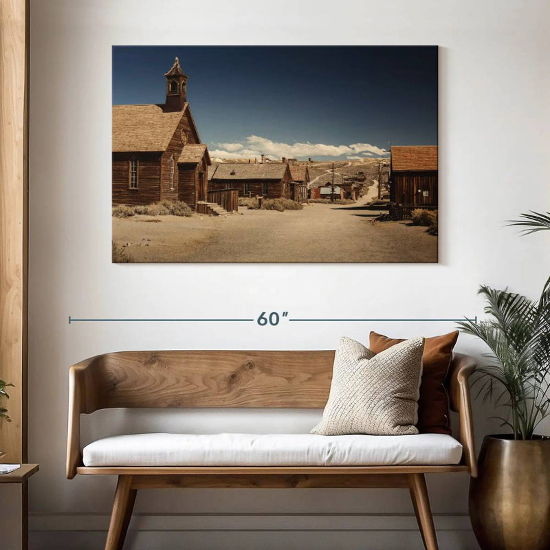 Lelar Bodie Ghost Town, 32" H x 48" W
