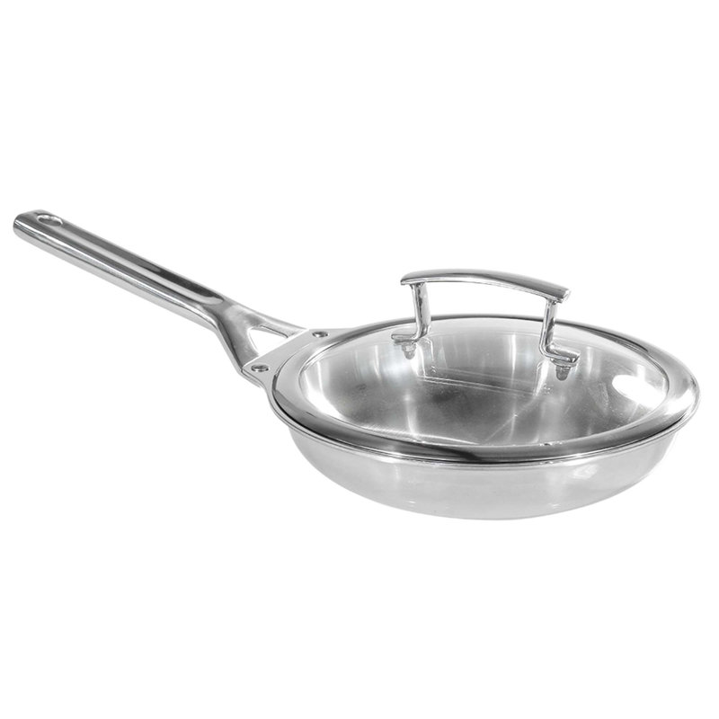 Poêle sauter à induction véritable avec couvercle Gourmet