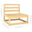  Ensemble de salon en bois en pin naturel massif standard modulaire