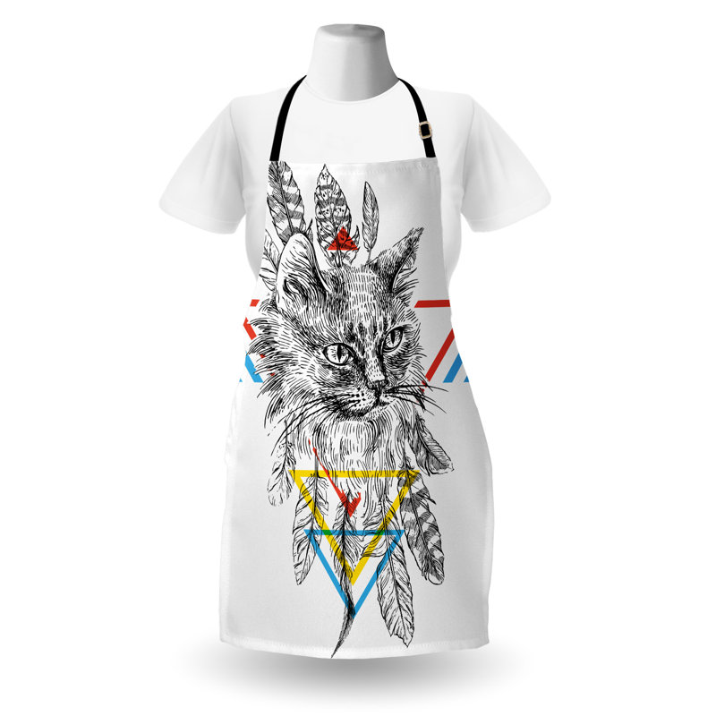 No Pattern Bib Apron