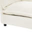 Chaise d'appoint moderne avec repose-pieds mobile et revêtement en chenille Chennova-116885965