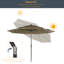 Parasol de marché lumineux 120,1 po Rudalph-1138294202