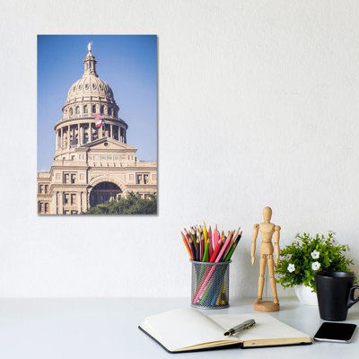 Texas State Capitol by Ann Hudec - Wrapped Canvas Print