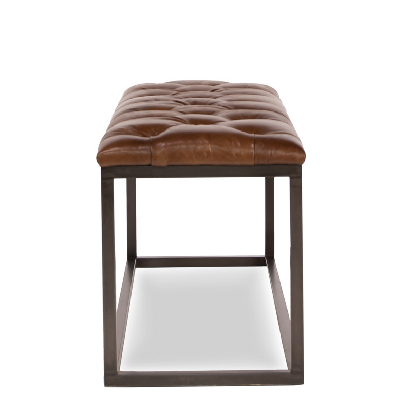 Cologne Leather Dining Bench