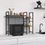 77.4cm H x 94.9cm W Metal Bookcase