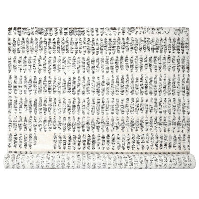 10'2"x13'9" Vivid White Modern Design Wool Hand Knotted Oriental Rug 2F53E82E6819465195EB37DD7F4D40DE