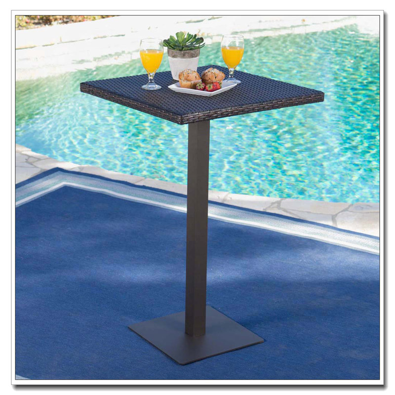Rattan 26" SQUARE BAR TABLE