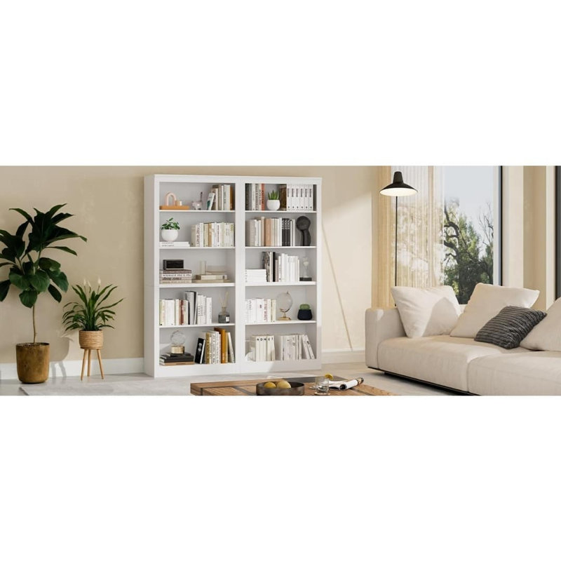 69.6cm H x 30cm W Standard Bookcase, White