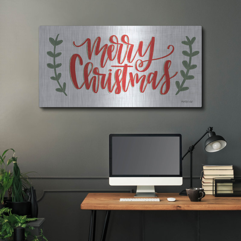 «Merry Christmas» par Imperfect Dust, H 24 po x l 48 po