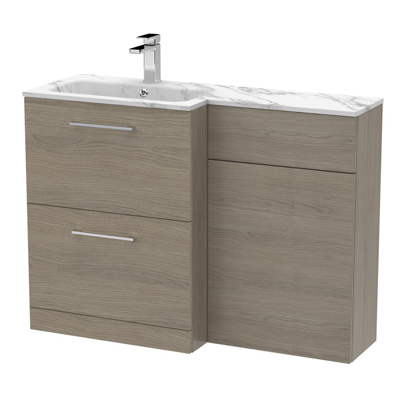 Arno 1105 mm Bathroom Vanity, Solace Oak