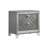 Two Drawers Nightstand with Exquisite Mirror Trim, A Timeless Piece for Enhancing Bedroom Decor and Functionality