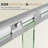 60" W X 58" H Semi-Frameless Double Sliding Bath Tub Shower Door With Clear Tempered Glass-101988324