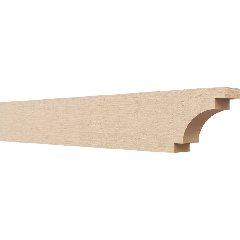 Bois de méditerranée TimberThane Ra partier, brun clair apprêté, H 4 po x l 24 po x P 2 po
