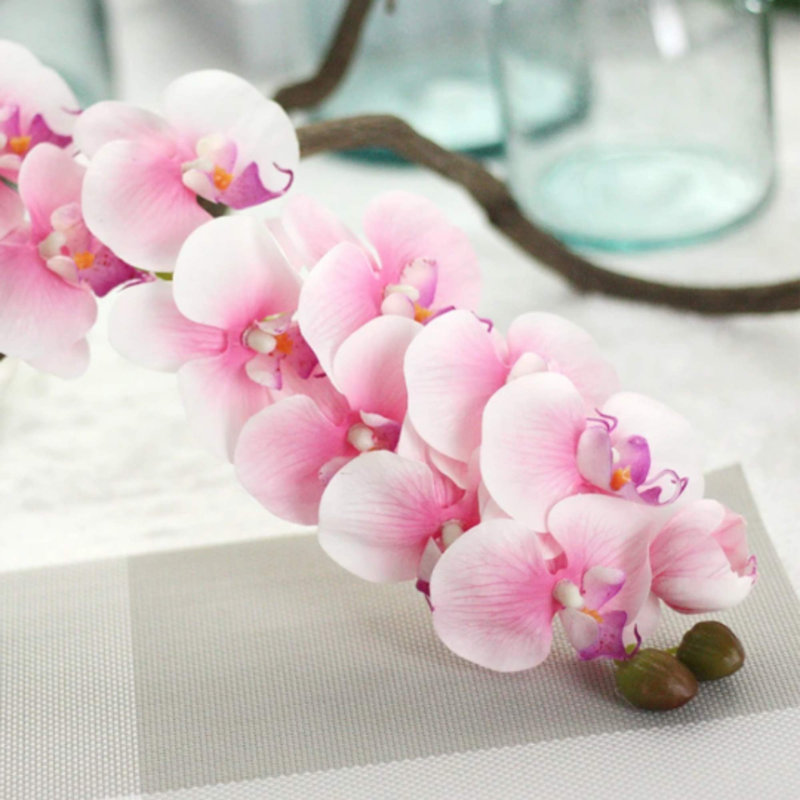 Silk Orchid Arrangement, Light Pink