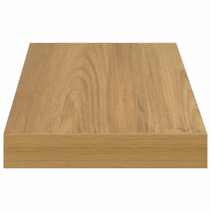 Floating Shelf, Brown, 4cm H x 50cm W x 23cm D