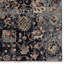 Hand Knotted Wool Floral Area Rug in Black-1085040319