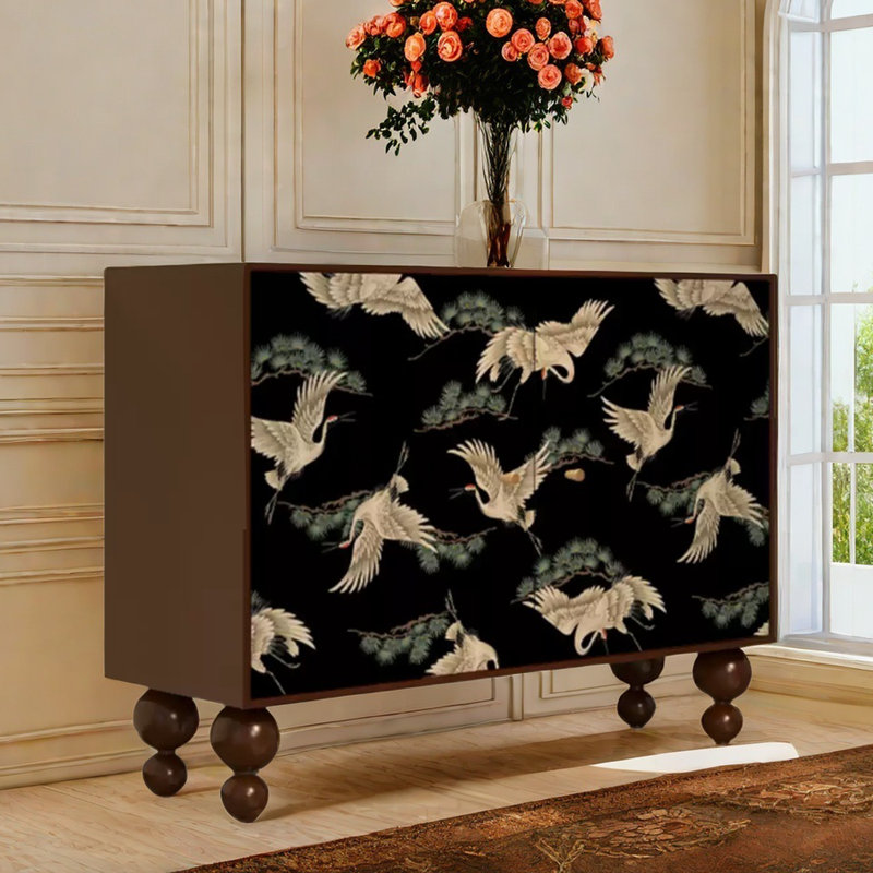 Entrance Cabinet Side Cabinet Accent Cabinet, Black