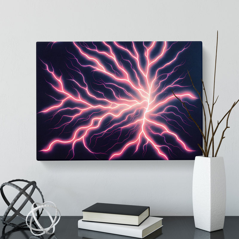 Enticing Lightning Bolts Vol.5 - Wrapped Canvas, 35cm H x 50cm W x 3cm D