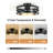 Alva 20'' Flush Mount Ceiling Fan with Lights, Low Profile Caged Ceiling Fan with Remote-1013600208