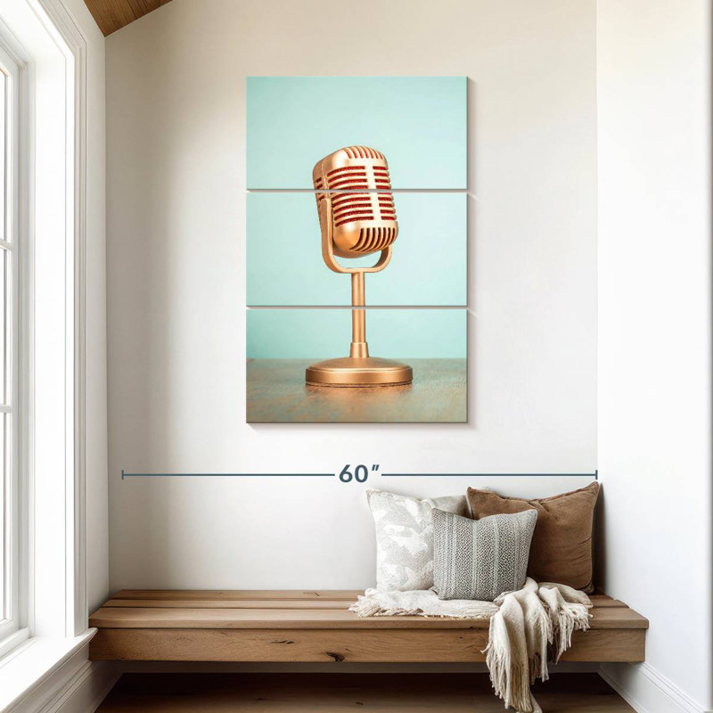 Microphone dynamique Abarca, H 45 po x l 28 po