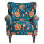 Fauteuil rembourré en polyester 30,3 po Modern-1612875389