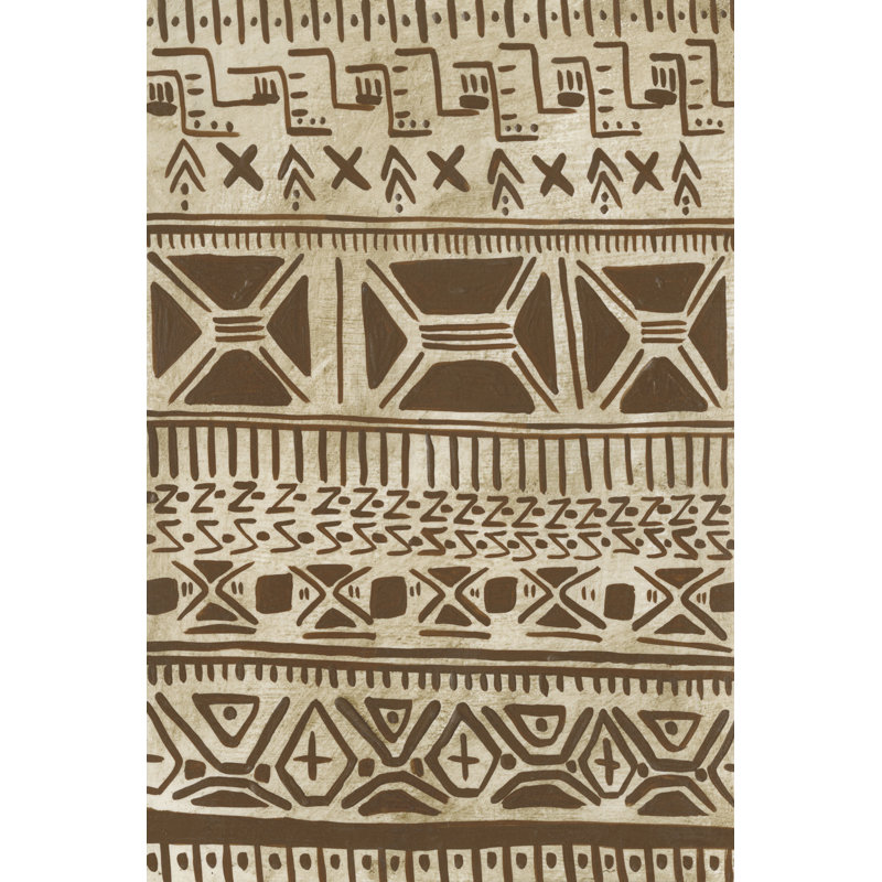 Tribal Markings I by Regina Moore - Painting Print, 76 cm H x 51 cm W, Black Floater Framed