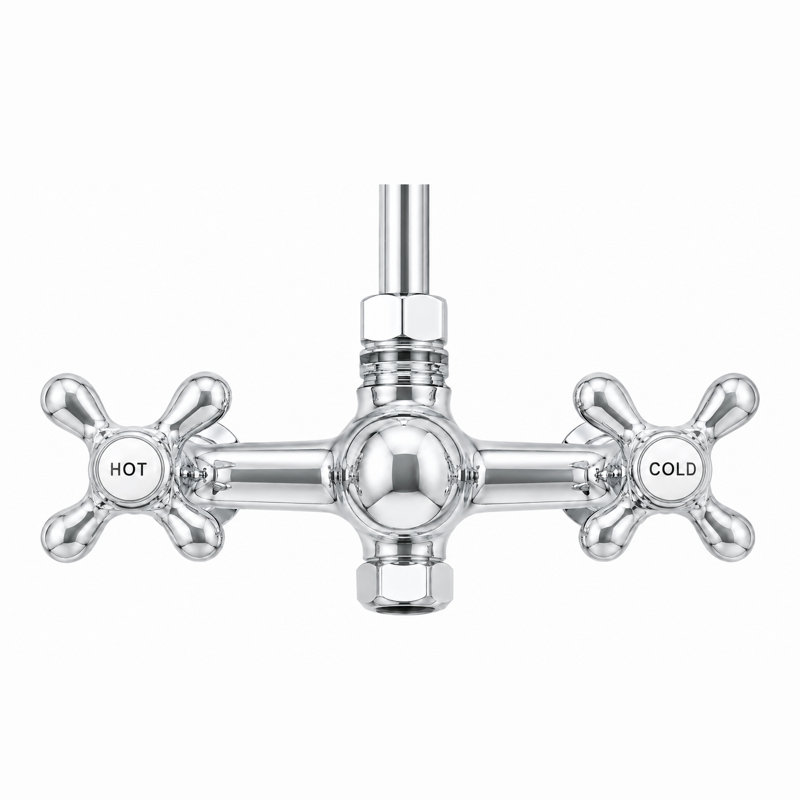 Système de douche 60 po Exposed, Chrome chrome