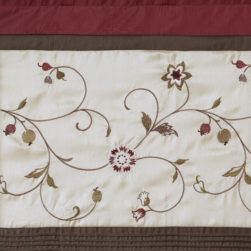 Embroidered Curtain Panel(Only 1 Pc Panel)