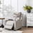 30.71'' Ultra-Comfortable Modern Recliner with Push-Back Mechanism, Dual USB Ports, and Cup Holders-218335183