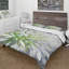 Flower Cleome Splash II - Ensemble de housse de couette à motif floral traditionnel - Microfibre de polyester-38757356