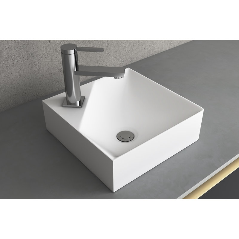 Lavabo de coin pour salle de bain Cantte ST-1111 11,9 pouces SolidTech