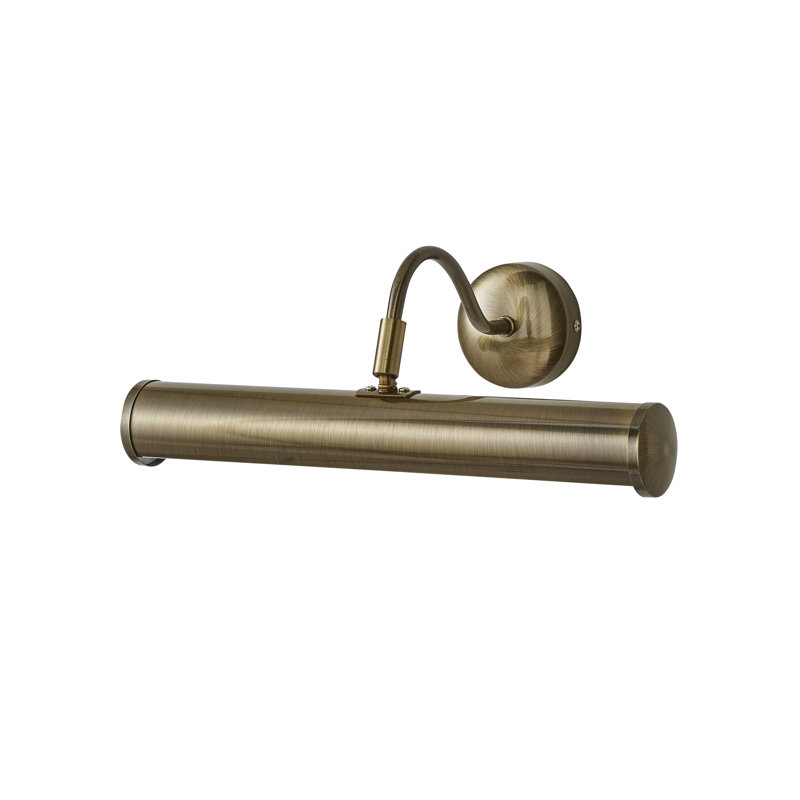 Marlow 2 -Light Hardwired Wall Mount Picture Light, Antique Brass, Yes