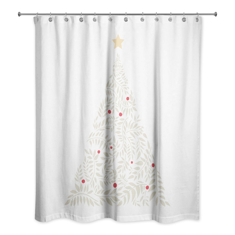 Rideau de douche simple + crochets Delap
