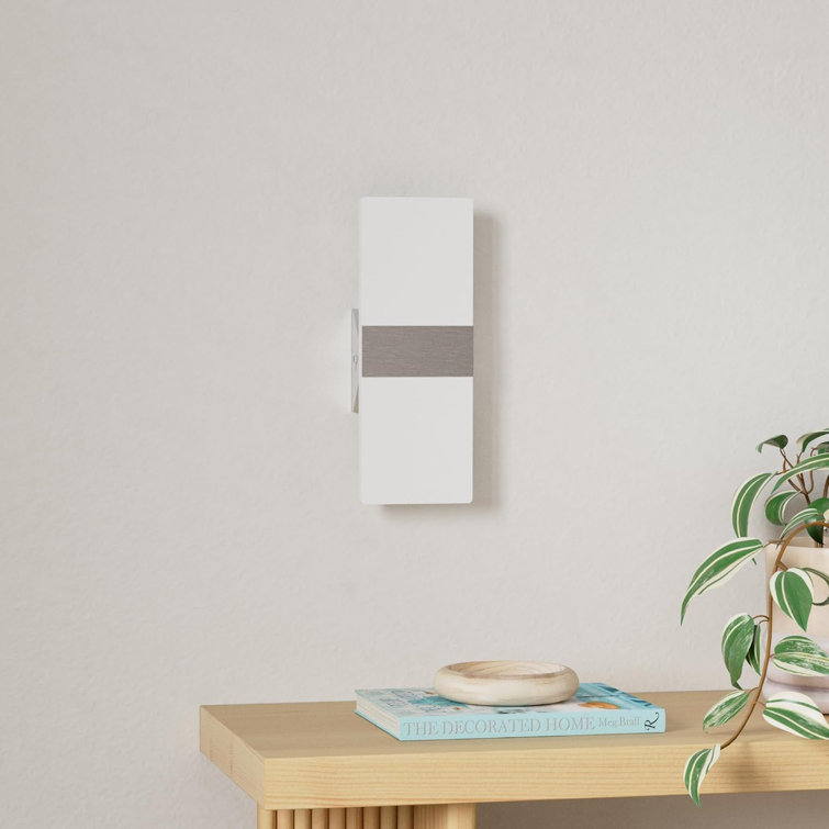 Dimmable LED Wall Sconces 4 Color Temperature Set of 2
