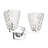 14.25" 2-Light Vanity Light with Water Glass-108202139-108202138