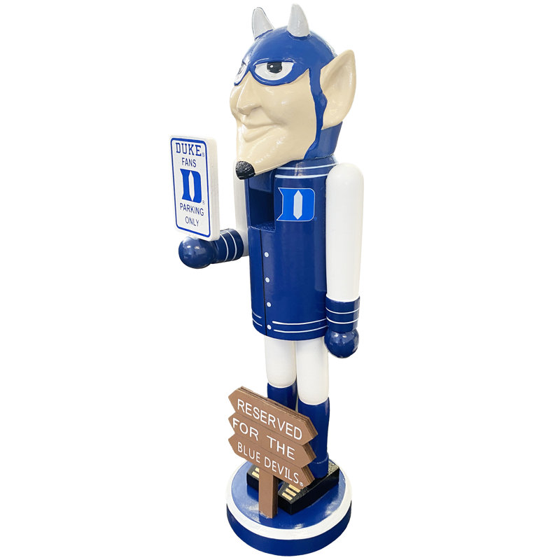 12" NCAA College Spirit Beware Nutcracker, Duke