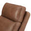 30.7" Oversize Extra Wide Mid-Century Solid Wood Frame Traditional Genuine Leather Pushback Recliner-947101533