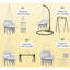 Chaise suspendue, balancelle hamac