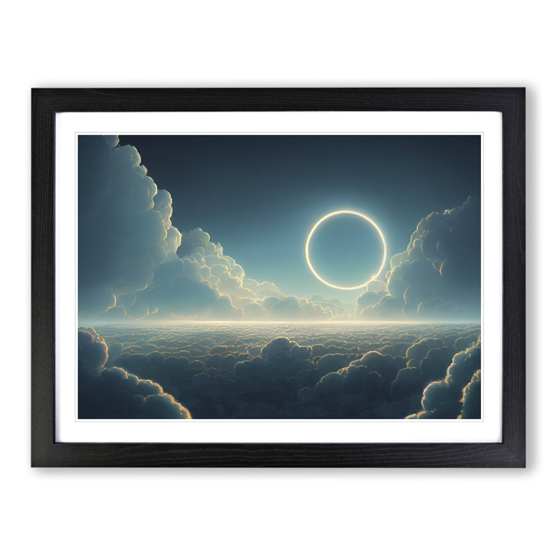 Clouds in the Sky - Framed Print, Black, 34cm H x 46cm W x 2cm D