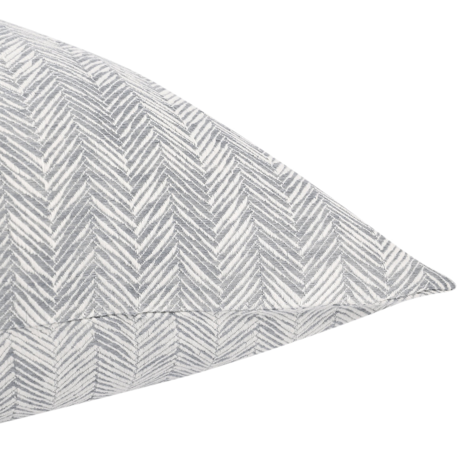 Verbier Cotton Shams, Queen, Gray