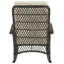Chaise berçante rembourrée Fruttuo crème et noire-120661161